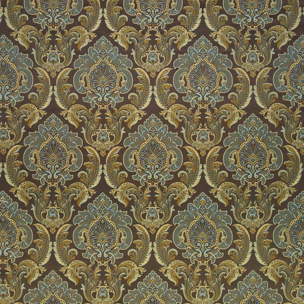 Primeaux Bluestone by Kasmir Fabric 1403 CHINA 12,000 Wyzenbeek Double Rubs H: 13 6/8 inches, V:22 4/8 inches 54 - 56 - Fabric Carolina - Kasmir