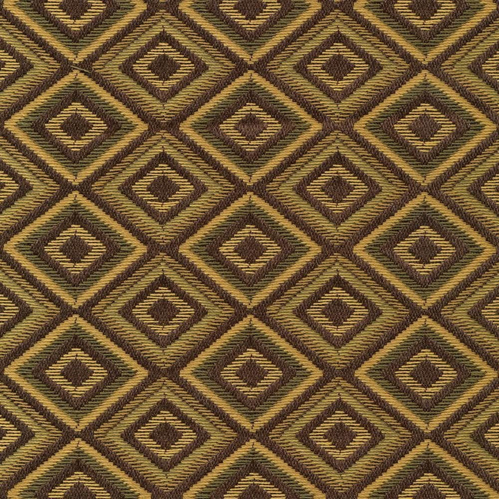 Primeaux Diamond Olivewood by Kasmir Fabric 1398 68% Polyester
32% Rayon
 CHINA </p><p>Repeat: Horizontal: 1 1/8 inches and Vertical: 1 1/8 inches 54 - 56 - Fabric Carolina -