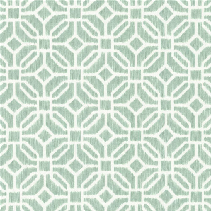 Pristine Seafoam by Kasmir Fabric 1455 100% Cotton
 SPAIN </p><p>Repeat: Horizontal: 13 4/8 inches and Vertical: 13 4/8 inches 54 - Fabric Carolina -