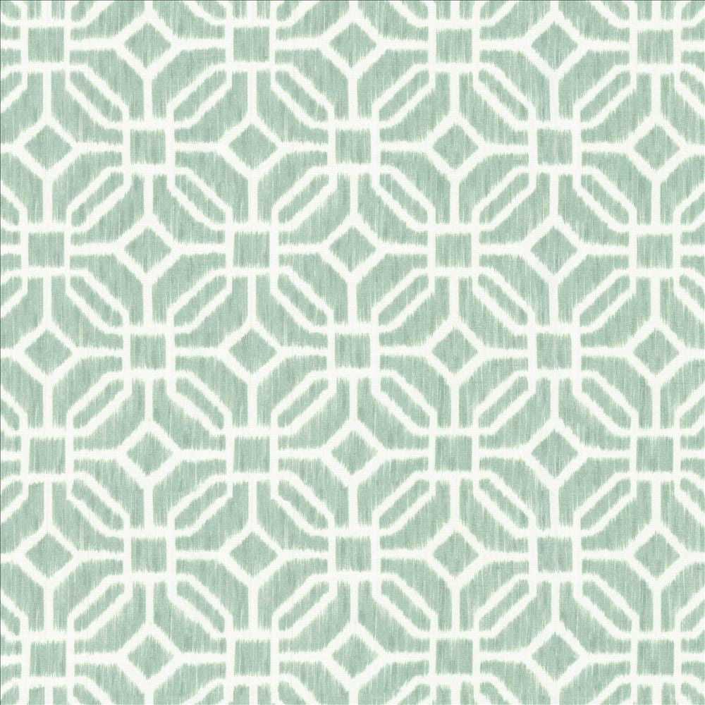 Pristine Seafoam by Kasmir Fabric 1455 100% Cotton
 SPAIN 30,000 Wyzenbeek Double Rubs </p><p>Repeat: Horizontal: 13 4/8 inches and Vertical: 13 4/8 inches 54 - Fabric Carolina -