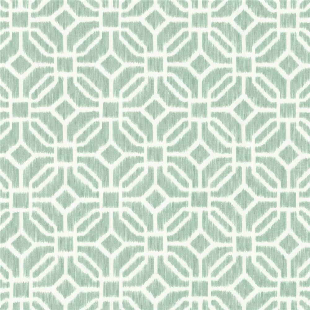 Pristine Seafoam by Kasmir Fabric 1455 100% Cotton
 SPAIN </p><p>Repeat: Horizontal: 13 4/8 inches and Vertical: 13 4/8 inches 54 - Fabric Carolina -
