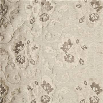 Pritzi Mocha by Kasmir Fabric 1383 70% Polyester 30% Linen INDIA 12,000 Martindale Cycles H: 14 inches, V: 22 7/8 inches 55 - Fabric Carolina - Kasmir