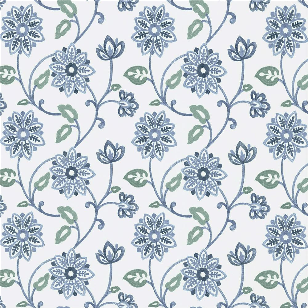 Prize Garden Harbor  by Kasmir Fabric See sample 52% Cotton
48% Polyester
 INDIA 30,000 Wyzenbeek Double Rubs </p><p>Repeat: Horizontal: 13 inches and Vertical: 9 inches 54  - Fabric Carolina -