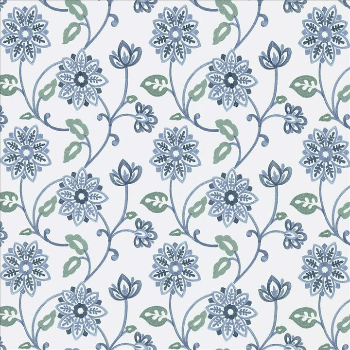 Prize Garden Harbor by Kasmir Fabric 5143 52% Cotton
48% Polyester
 INDIA 30,000 Wyzenbeek Double Rubs </p><p>Repeat: Horizontal: 13 inches and Vertical: 9 inches 52 - Fabric Carolina -