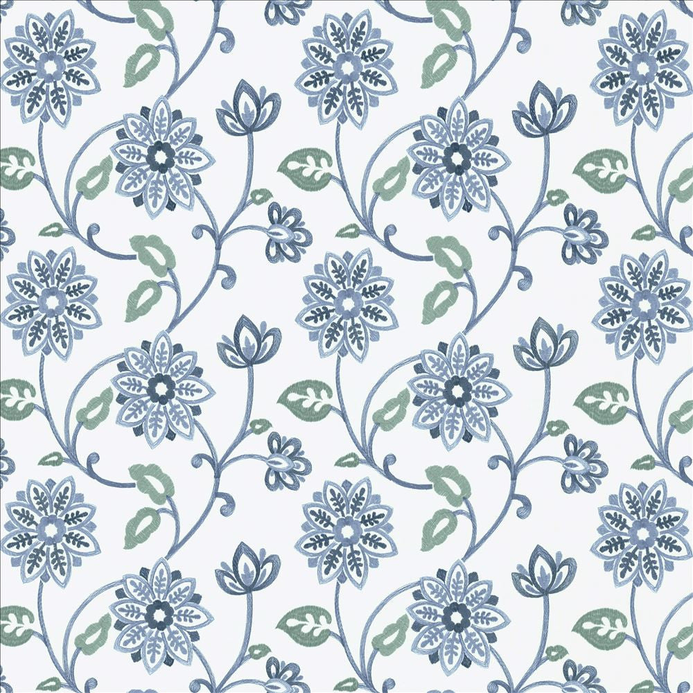Prize Garden Harbor by Kasmir Fabric 5143 52% Cotton
48% Polyester
 INDIA </p><p>Repeat: Horizontal: 13 inches and Vertical: 9 inches 54 - Fabric Carolina -