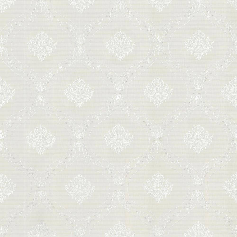 Protege Snow by Kasmir Fabric 5077 CHINA Not Tested H: 11 4/8 inches, V:13 4/8 inches 110 - Fabric Carolina - Kasmir