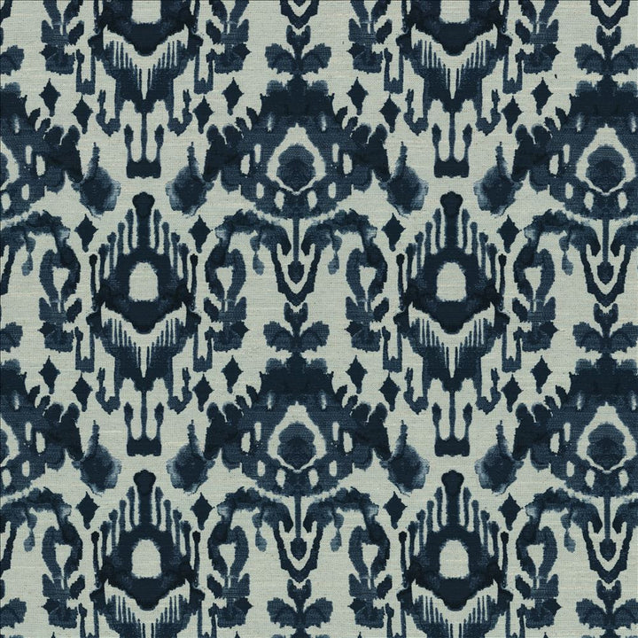Provo Indigo  by Kasmir Fabric 1477 79% Polyester 18% Rayon 3% Linen  CHINA  </p><p>Repeat: Horizontal: 14 6/8 inches and Vertical: 13 6/8 inches 58  - Fabric Carolina -