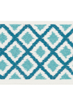 Carnival Braid Aqua by Baker Lifestyle Trim