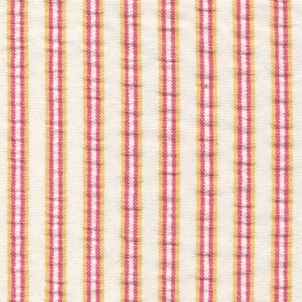 Pucker Up Stripe Shocking Pink  by Kasmir Fabric See sample 100% Cotton
 CHINA 15,000 Wyzenbeek Double Rubs </p><p>Repeat: Horizontal: 4/8 inches and Vertical: N/A 54  - Fabric Carolina -