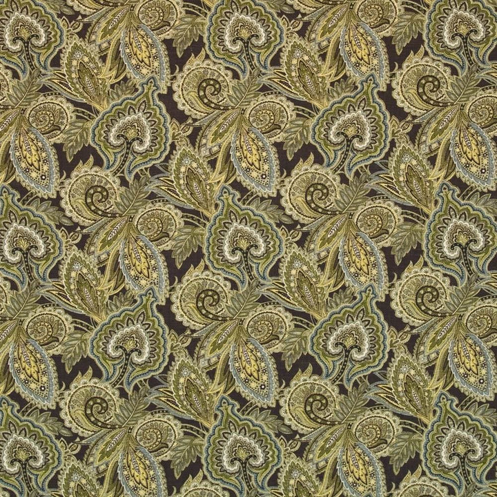 Punjab Paisley Tappenade by Kasmir Fabric 1403 55% Linen 45% Rayon CHINA 12,000 Wyzenbeek Double Rubs Horizontal: 13 4/8 inches and Vertical: 13 4/8 inches 54 - 55 - Fabric Carolina -