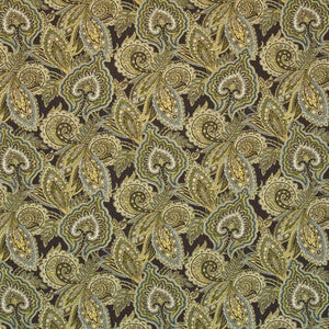 Punjab Paisley Tappenade by Kasmir Fabric