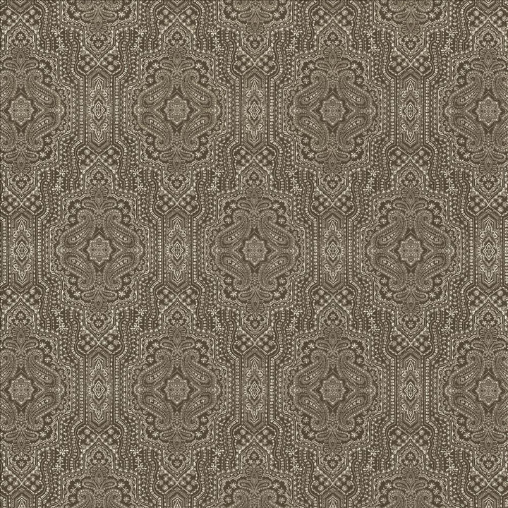 Purana Paisley Slate by Kasmir Fabric 5113 100% Cotton
 USA 15,000 Wyzenbeek Double Rubs Horizontal: 13 4/8 inches and Vertical: 25 2/8 inches 54 - Fabric Carolina -