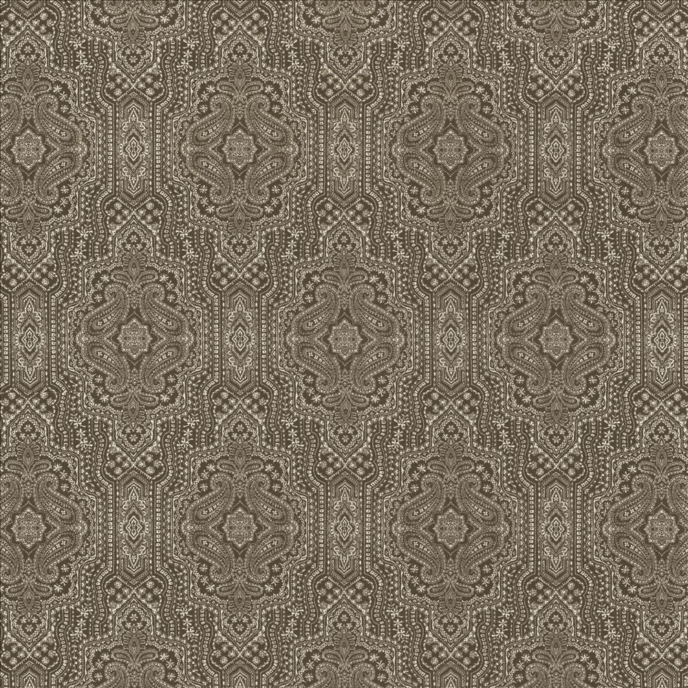 Purana Paisley Slate by Kasmir Fabric 5113 100% Cotton
 USA </p><p>Repeat: Horizontal: 13 4/8 inches and Vertical: 25 2/8 inches 54 - Fabric Carolina -