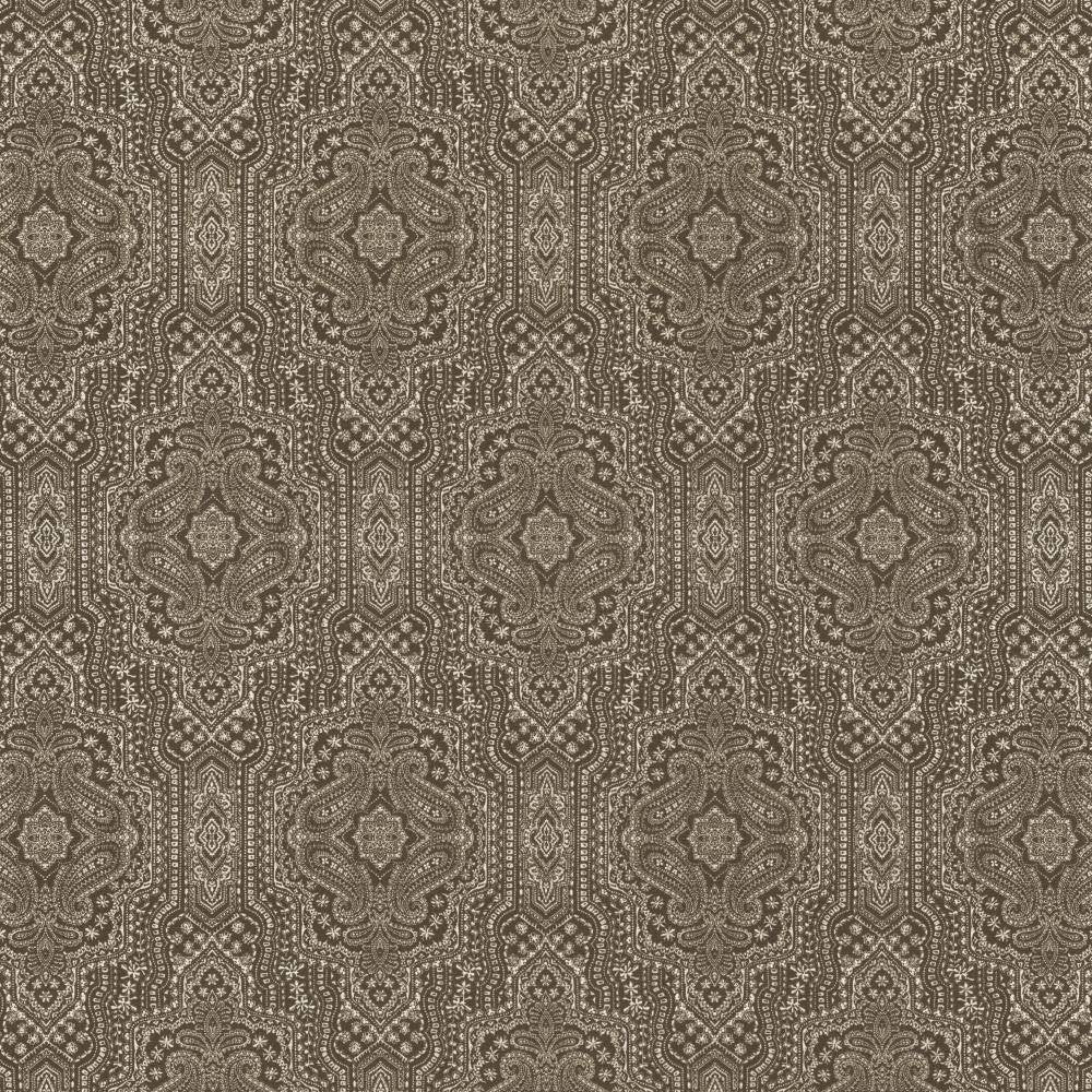 Purana Paisley Slate by Kasmir Fabric 5113 USA 15,000 Wyzenbeek Double Rubs H: 13 4/8 inches, V:25 2/8 inches 54 - Fabric Carolina - Kasmir