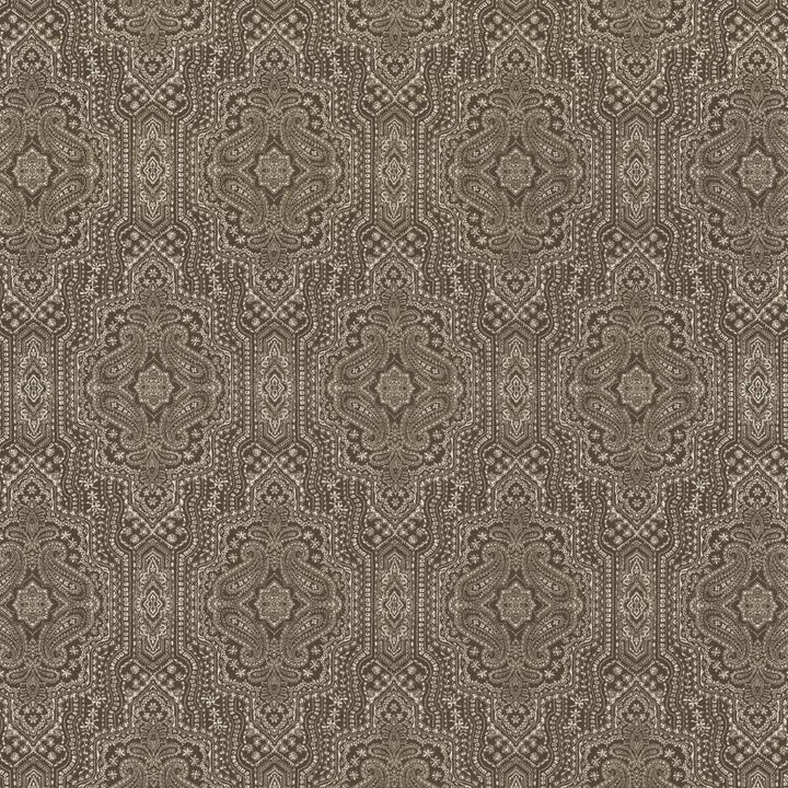 Purana Paisley Slate by Kasmir Fabric 5113 USA 15,000 Wyzenbeek Double Rubs H: 13 4/8 inches, V:25 2/8 inches 54 - Fabric Carolina - Kasmir