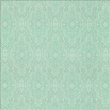 Purana Paisley Turquoise by Kasmir Fabric 5114 100% Cotton USA 15,000 Wyzenbeek Double Rubs H: 13 4/8 inches, V: 25 2/8 inches 54 - Fabric Carolina - Kasmir
