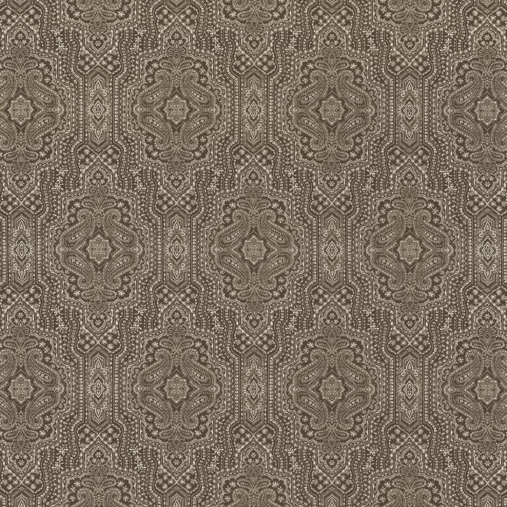 Purana Paisley Slate by Kasmir Fabric 5113 100% Cotton
 USA </p><p>Repeat: Horizontal: 13 4/8 inches and Vertical: 25 2/8 inches 54 - Fabric Carolina -