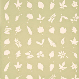 Tumbling Leaves Green by Baker Lifestyle Wallcovering
