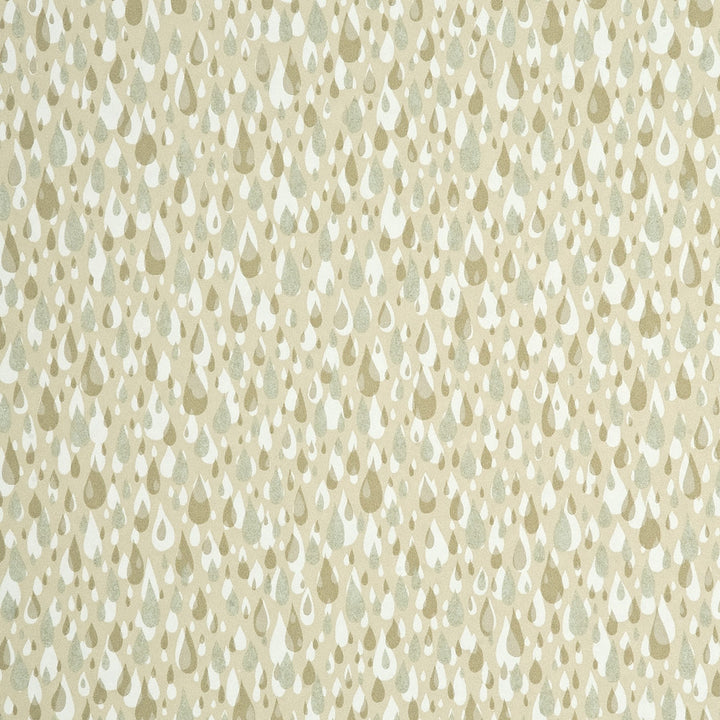 April Showers Biscuit/Silver by Baker Lifestyle Wallcovering