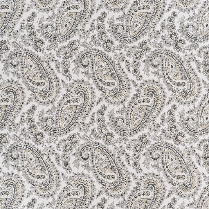 Kathak Paisley Ivory/Silver by Baker Lifestyle Wallcovering