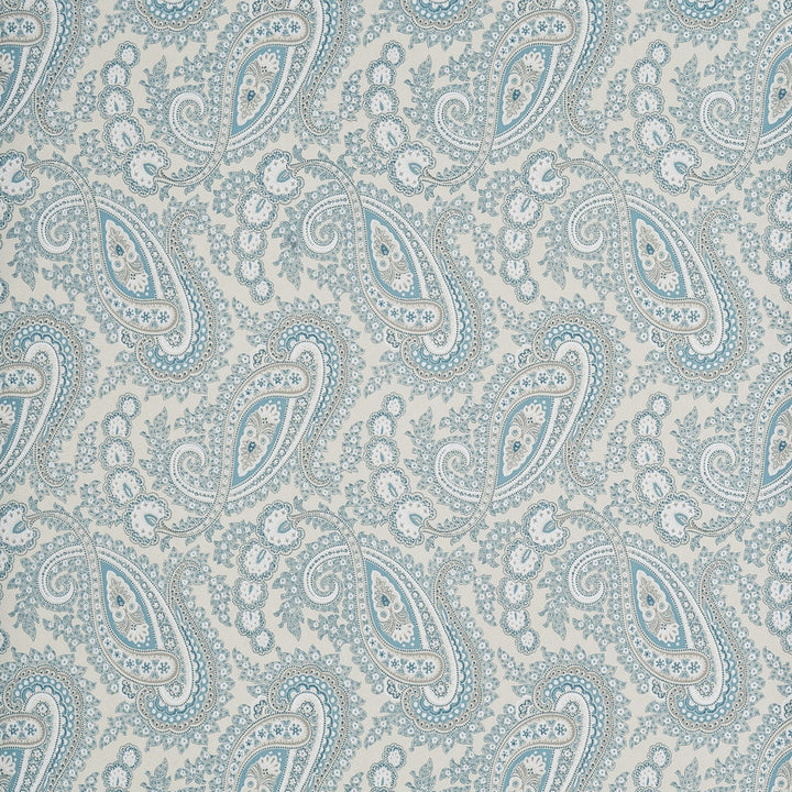 Kathak Paisley Aqua/Cream by Baker Lifestyle Wallcovering