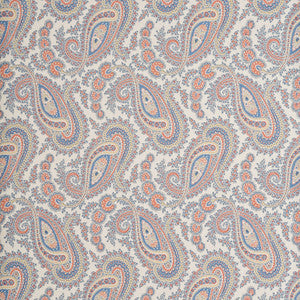 Kathak Paisley Red/Indigo/Biscuit by Baker Lifestyle Wallcovering