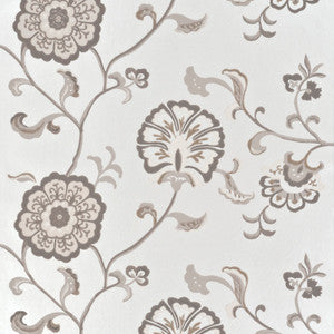 Swanborough Silver/Stone by Baker Lifestyle Wallcovering
