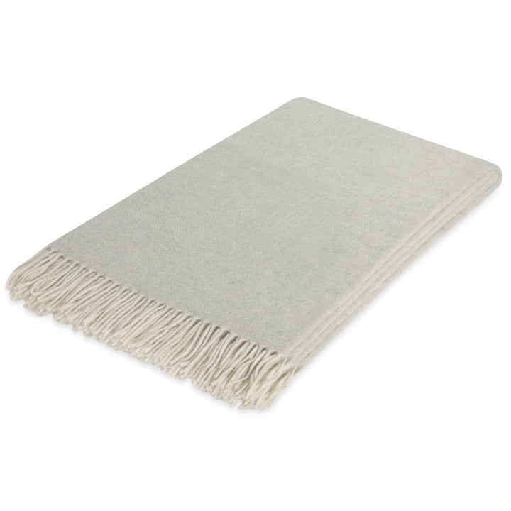 Lusuosso Cashmere Throw QR-10006.PALE GRAY.0 by CuratedKravet CuratedKravet 100% cashmere finished with natural brushing made with thistels. 360 gram/sq meter. Made in Italy. Italy Dry clean only. </p><p>Dimensions: Length 55, Height , Width 70 Cashmere - 100% - Fabric Carolina -