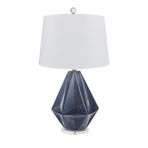 Liza Table Lamp QR-16105.MIDNIGHT.0 by CuratedKravet