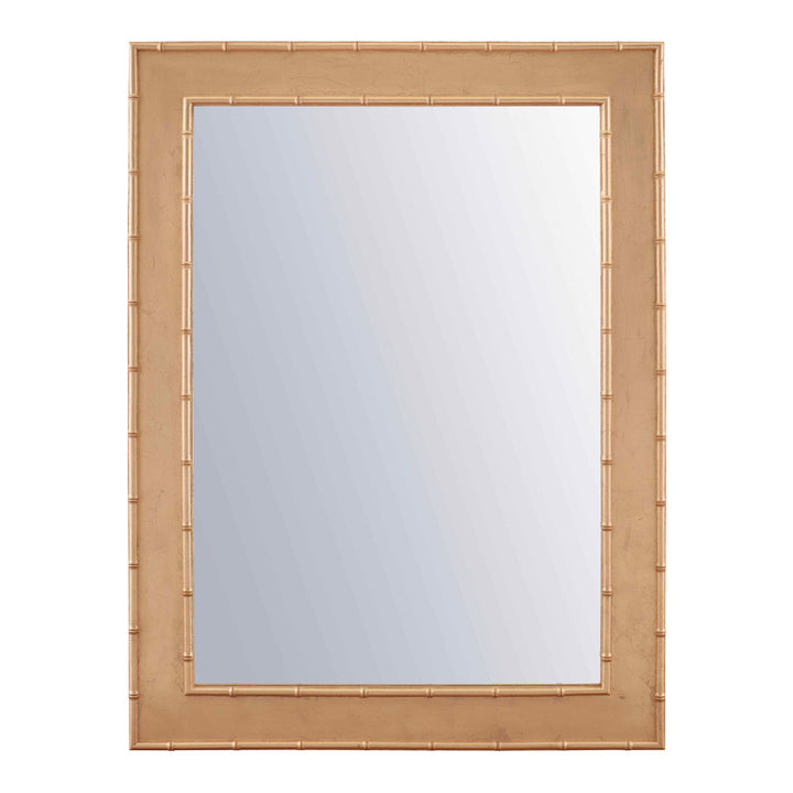 Park Avenue Mirror QR-17605.GOLD.0 by CuratedKravet CuratedKravet Part of the Jan Showers for Kravet collection. This bamboo inspired mirror is cast in resin and finished with gold leafing. United States </p><p>Dimensions: Length 38, Height 50, Width 1.25 - Fabric Carolina -