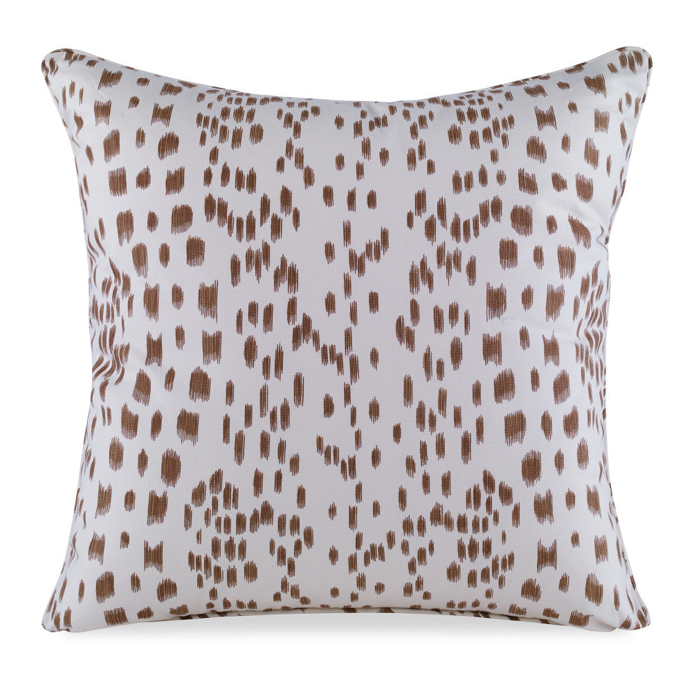 Les Touches Pillow QR-18342.TAN.0 by CuratedKravet CuratedKravet Measures 20"H X 20"L. A decorative accent pillow in Brunschwig & Fils 8012138.16. Made of 100% cotton. Sewn and finished in the USA. Features a self-welt and invisible zipper. Includes a 95/5 feather/down insert. United States DRY CLEAN ONLY. </p><p>Dimensions: Length 20, Height 20, Width Cotton - 100% - Fabric Carolina -
