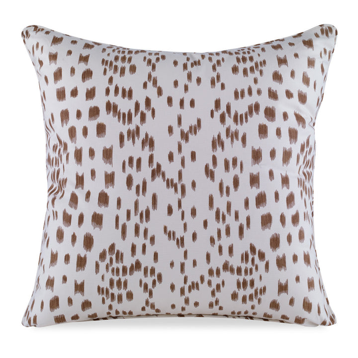 Les Touches Pillow QR-18342.TAN.0 by CuratedKravet CuratedKravet Measures 20"H X 20"L. A decorative accent pillow in Brunschwig & Fils 8012138.16. Made of 100% cotton. Sewn and finished in the USA. Features a self-welt and invisible zipper. Includes a 95/5 feather/down insert. United States DRY CLEAN ONLY. </p><p>Dimensions: Length 20, Height 20, Width Cotton - 100% - Fabric Carolina -