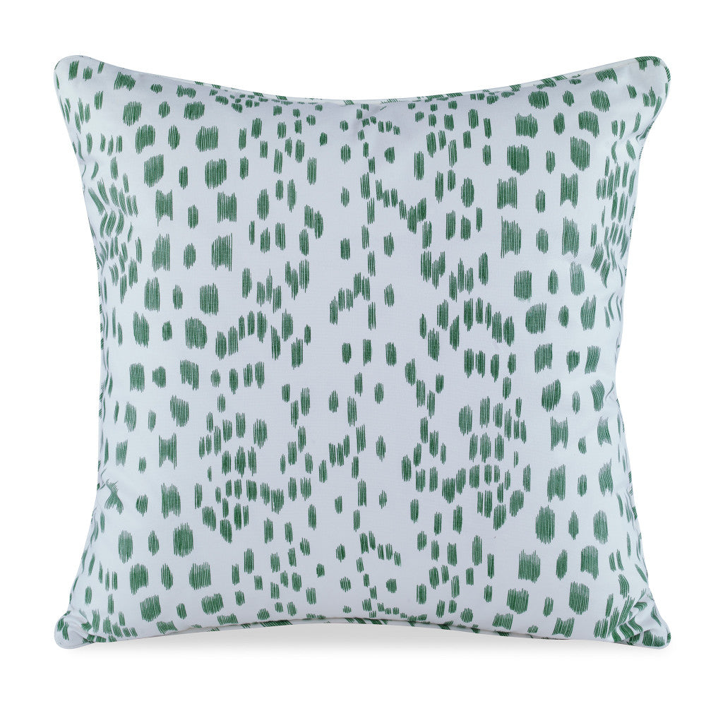 Les Touches Pillow QR-18343.GREEN.0 by CuratedKravet CuratedKravet Measures 20"H X 20"L. A decorative accent pillow in Brunschwig & Fils 8012138.3. Made of 100% cotton. Sewn and finished in the USA. Features a self-welt and invisible zipper. Includes a 95/5 feather/down insert. United States DRY CLEAN ONLY. </p><p>Dimensions: Length 20, Height 20, Width Cotton - 100% - Fabric Carolina -