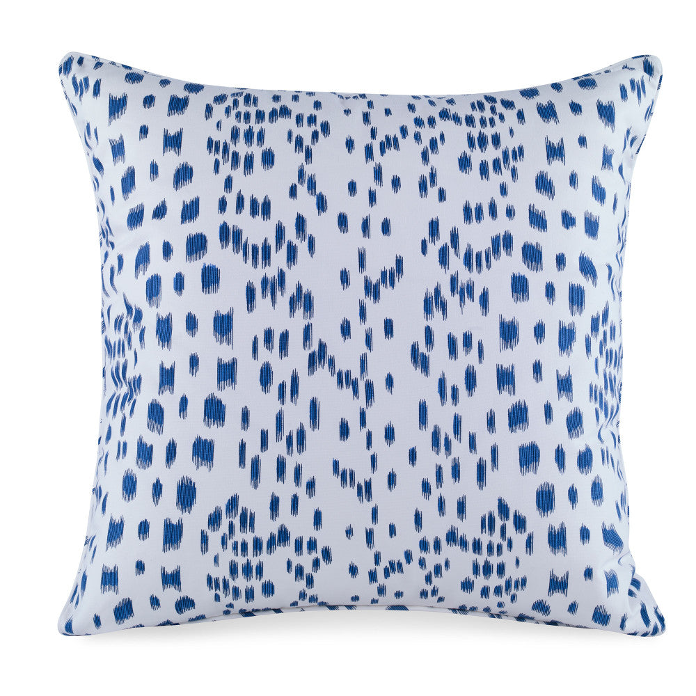 Les Touches Pillow QR-18344.BLUE.0 by CuratedKravet CuratedKravet Measures 20"H X 20"L. A decorative accent pillow in Brunschwig & Fils 8012138.5. Made of 100% cotton. Sewn and finished in the USA. Features a self-welt and invisible zipper. Includes a 95/5 feather/down insert. United States DRY CLEAN ONLY. </p><p>Dimensions: Length 20, Height 20, Width Cotton - 100% - Fabric Carolina -
