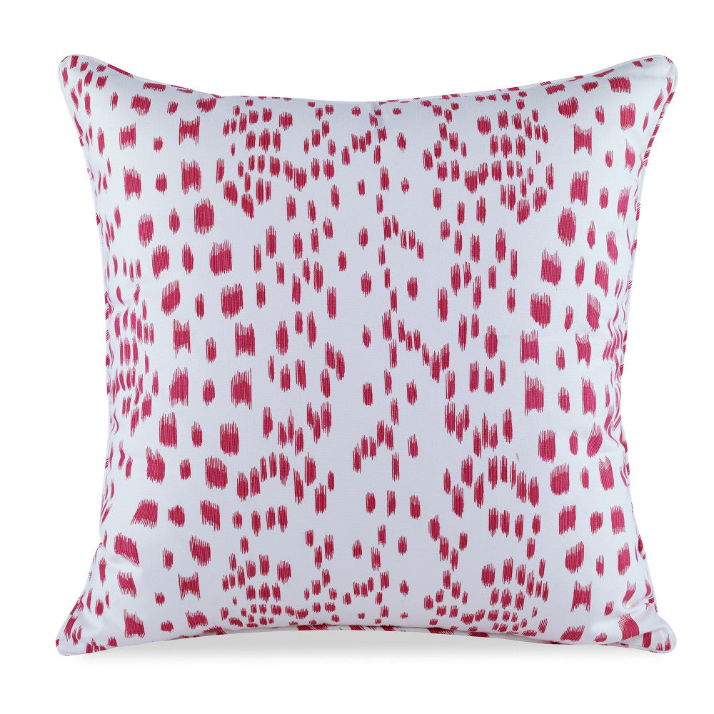 Les Touches Pillow QR-18346.PINK.0 by CuratedKravet CuratedKravet Measures 20"H X 20"L. A decorative accent pillow in Brunschwig & Fils 8012138.7. Made of 100% cotton. Sewn and finished in the USA. Features a self-welt and invisible zipper. Includes a 95/5 feather/down insert. United States DRY CLEAN ONLY. </p><p>Dimensions: Length 20, Height 20, Width Cotton - 100% - Fabric Carolina -
