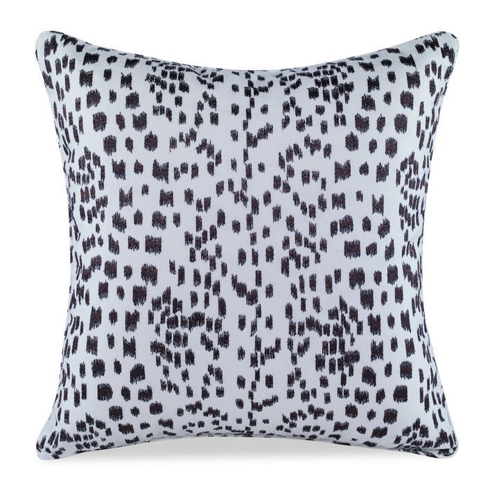 Les Touches Embroidered Pillow QR-18349.ESPRESSO.0 by CuratedKravet CuratedKravet Measures 20"H X 20"L. A decorative accent pillow in Brunschwig & Fils 8015168.68. Features embroidery detail. Sewn and finished in the USA. Features a self-welt and invisible zipper. Includes a 95/5 feather/down insert. United States DRY CLEAN ONLY. </p><p>Dimensions: Length 20, Height 20, Width Linen - 76%, Rayon - 24% - Fabric Carolina -