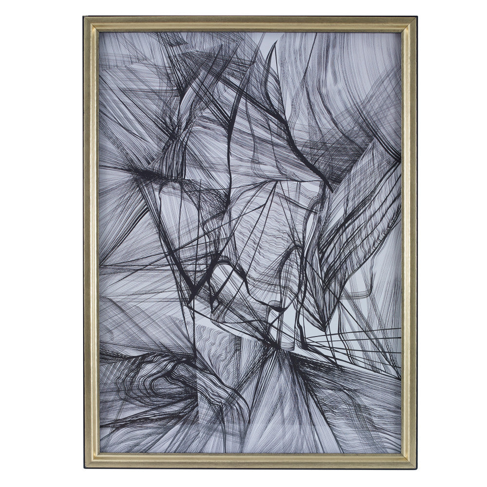 Pen And Ink QR-18364.BLACKWHITE.0 by CuratedKravet CuratedKravet In 'Pen and Ink' by Ronald Santos, Santos photographs the delicate and pliant texture of silk, working with light and shadow to reveal the energy and simplicity of the linear patterns. With a black setback and a weathered iron frame. Made to order in the USA. United States DUST WITH SOFT CLOTH OCCASIONALLY. </p><p>Dimensions: Length , Height , Width - Fabric Carolina -