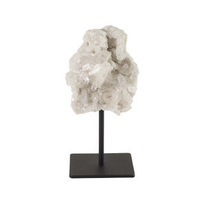 Lara Rock Crystal Sculpture QR-18382.CRYSTAL.0 by CuratedKravet