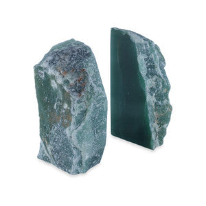 Matheus Green Quartz Bookends QR-18391.GREEN.0 by CuratedKravet