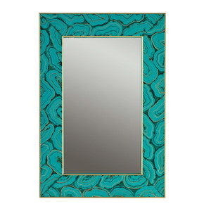 Mally Mirror QR-18565.MALACHITE.0 by CuratedKravet