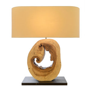 Kerr Table Lamp, Small QR-18710.NATURAL.0 by CuratedKravet