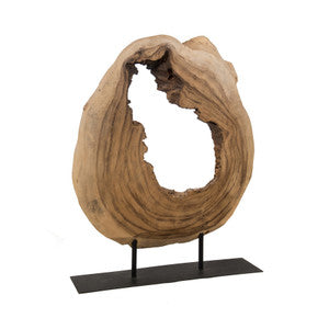 Drasko Wood Sculpture QR-18720.NATURAL.0 by CuratedKravet