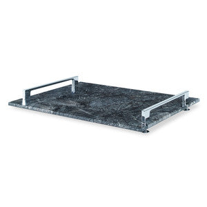 Rio Claro Tray, Large B/W QR-18773.BLACKWHITE.0 by CuratedKravet