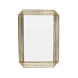Parallel Mirror QR-18791.GOLDLEAF.0 by CuratedKravet