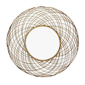 Yarnel Mirror QR-18799.GOLDLEAF.0 by CuratedKravet