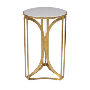 Jack Accent Table QR-18802.GOLDLEAF.0 by CuratedKravet