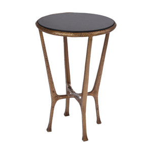 Harrison Side Table QR-18803.ANTBRASS.0 by CuratedKravet