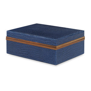 Hobart Box, Large QR-18885.NAVYCROC.0 by CuratedKravet