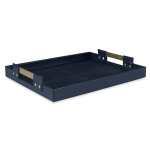 Scout Tray, Large QR-18892.DRKNAVY.0 by CuratedKravet