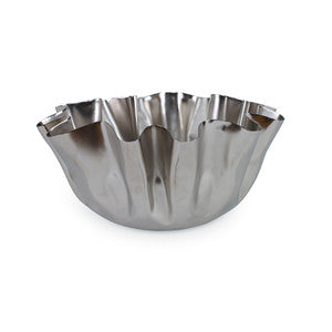 Drapery Bowl, Small QR-19040.NICKEL.0 by CuratedKravet